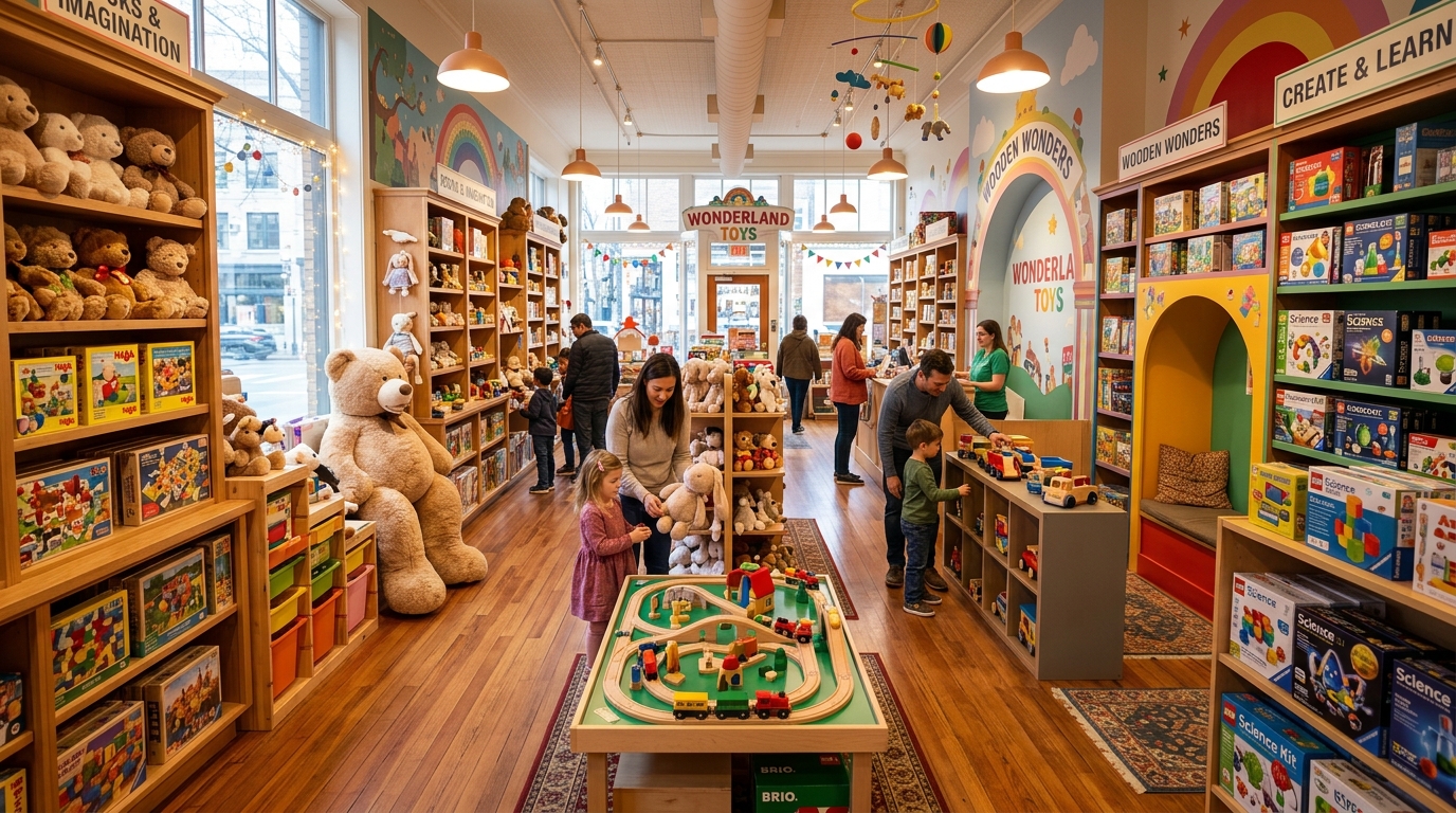 Punnagai Toy Store Mylapore Chennai - Interior full of quality toys